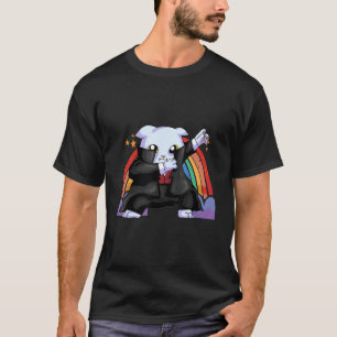 Dabbing Halloween Cats Vampire Rainbow Boys Kids D T-Shirt