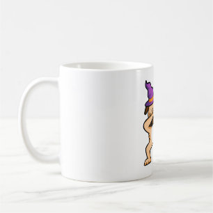 Dabbing Halloween Pug Dog Coffee Mug