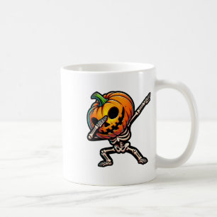 Dabbing Halloween Skeleton Boys Trick Treat Funny Coffee Mug