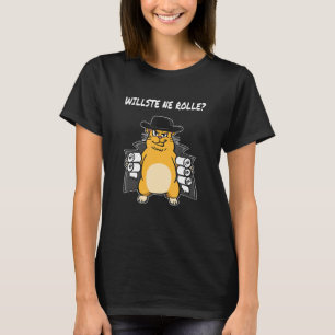 Dabbing Hamster Toilet Paper Noodles T-Shirt