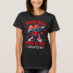 Dabbing Heart Sorry Girls Mimi Valentine Building T-Shirt