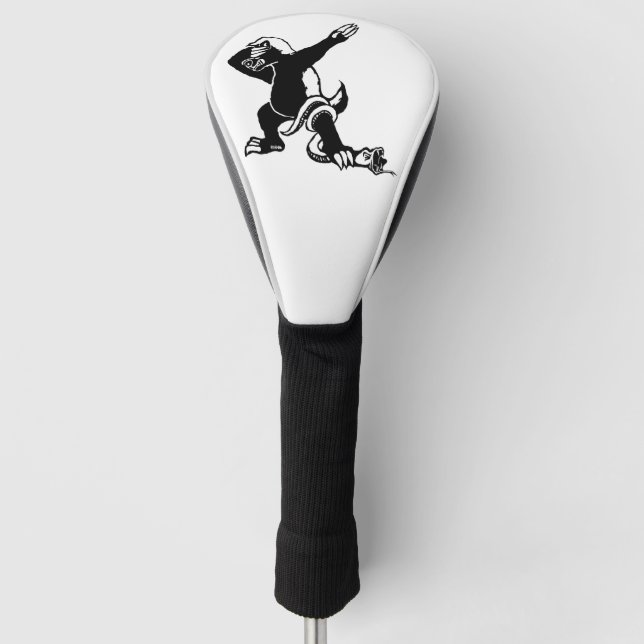 Dabbing Honey badger Golf Head Cover (Front)