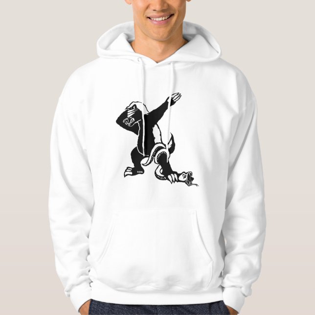 Dabbing Honey badger Hoodie (Front)