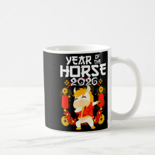 Dabbing Horse Chinese New Year Of The Horse2026  Coffee Mug