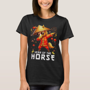 Dabbing Horse Lunar Chinese New Year Of The Horse T-Shirt