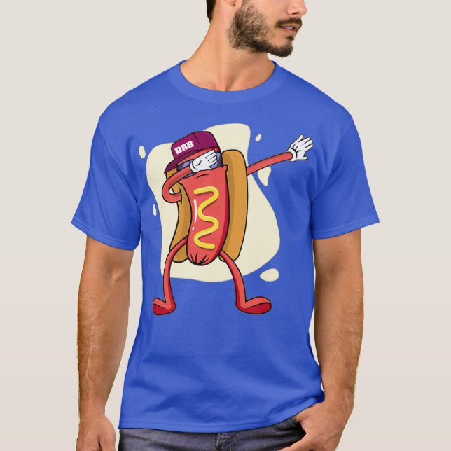 Dabbing Hot Dog Dab T-Shirt (Front)