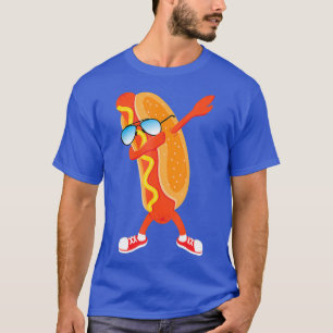 Dabbing Hotdog Sandwich Funny Hotdog Lover T-Shirt