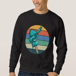 Dabbing Ice Cream Retro Summer Vacation Ice Cream Sweatshirt