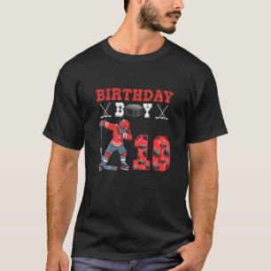 Dabbing Ice Hockey Player 10th Birthday Boy 10 Yea T-Shirt