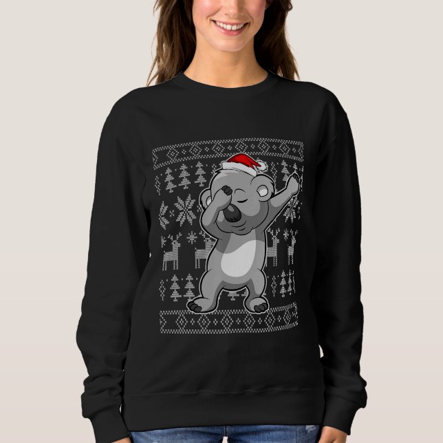 Dabbing Koala  - Koala Christmas Ugly Sweater  Ide (Front)