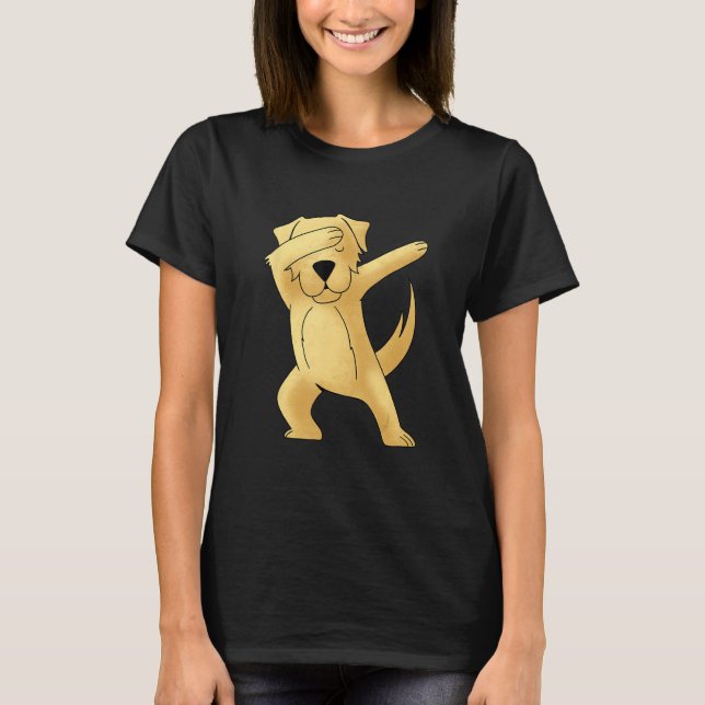 Dabbing Labrador Retriever Dog Kids Labrador Lab D T-Shirt (Front)