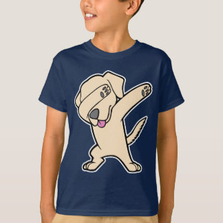 Dabbing Labrador Retriever Yellow Lab Dog Dab T-Shirt