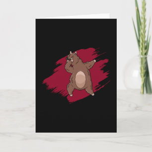 Dabbing Lama Dab Alpaca Funny Kids Gift Idea Cool Card