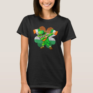 Dabbing Leprechaun for Kids Boys Mens Youth  T-Shirt