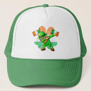Dabbing Leprechaun for Kids Boys Mens Youth Trucker Hat