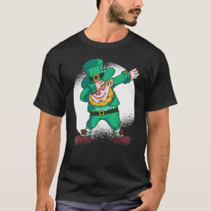 Dabbing Leprechaun Funny Dancing Leprechaun St Pat T-Shirt