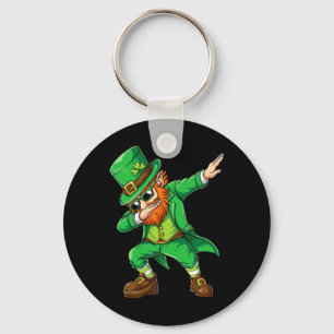 Dabbing Leprechaun Funny Gifts Men Kids Boys St Pa Key Ring