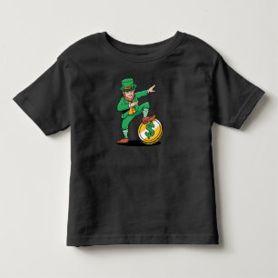 Dabbing Leprechaun Funny St Patrick's Day Toddler T-Shirt