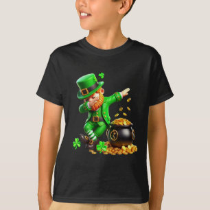 Dabbing Leprechaun St. Patrick's Day - Pot of Gold T-Shirt