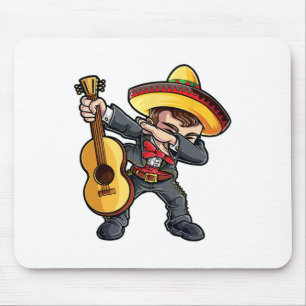 Dabbing Mariachi T Shirt Cinco De Mayo Kids Boys M Mouse Mat