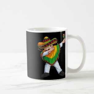 Dabbing Mexican Man Poncho Sombrero Cinco De Mayo  Coffee Mug