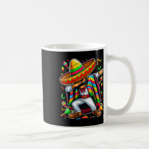 Dabbing Mexican Poncho Cinco De Mayo Coffee Mug