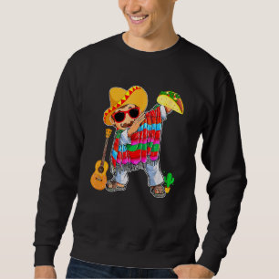 Dabbing Mexican Poncho Cinco De Mayo Men Sombrero Sweatshirt