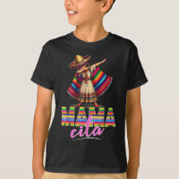 Dabbing Mexican Poncho Sombrero Cinco De Mayo Mama
