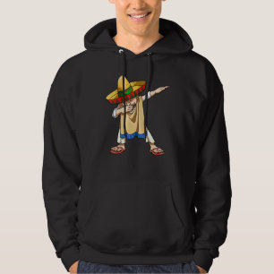 Dabbing Mexican Poncho Sombrero Dab Hoodie