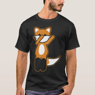 Dabbing Motiv Fuchs Motiv Geschenk T-Shirt