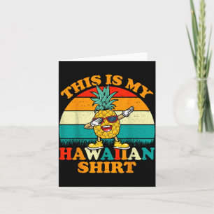 Dabbing Ne This Is My Hawaiian Shirts For Women Card