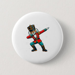 Dabbing Nutcracker Christmas Costume Matching Fami 6 Cm Round Badge