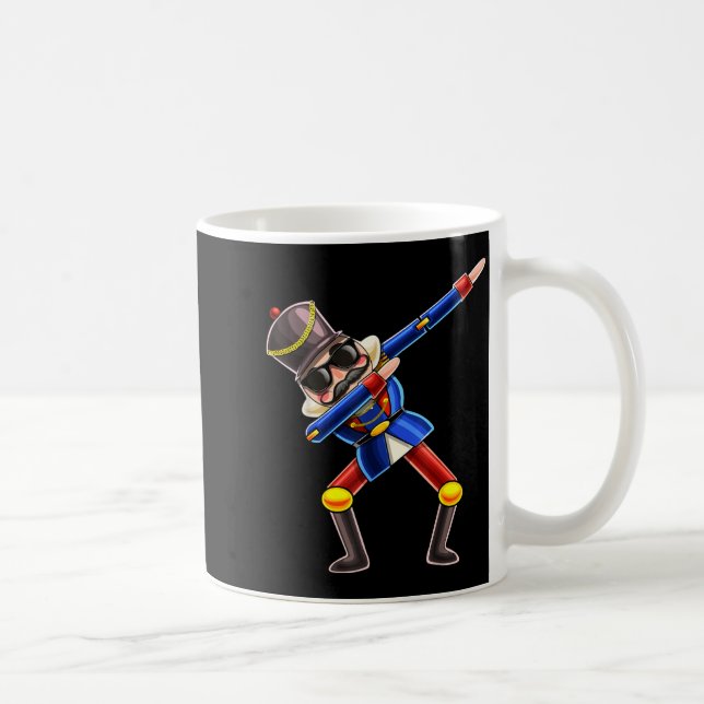 Dabbing Nutcracker Christmas Costume Nutcracker Gi Coffee Mug (Right)
