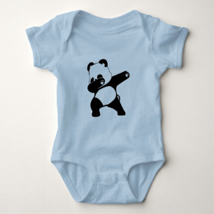 Dabbing Panda Baby Bodysuit