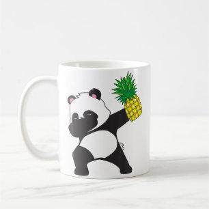 Dabbing Panda Bear Pineapple Aloha Beach Hawaiian Coffee Mug