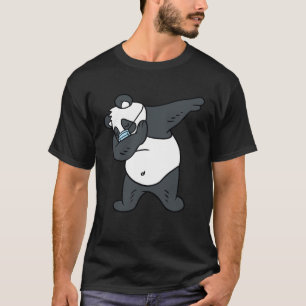 Dabbing Panda Face Mask Panda T-Shirt