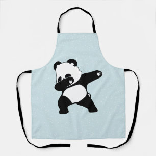 Dabbing Panda  , Funny Panda dab dance Apron