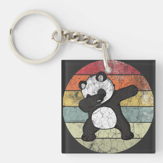 Dabbing Panda, Funny Panda Key Ring