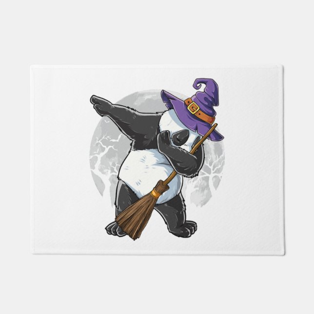 Dabbing Panda Halloween Shirts, Halloween 2021 Doormat (Front)