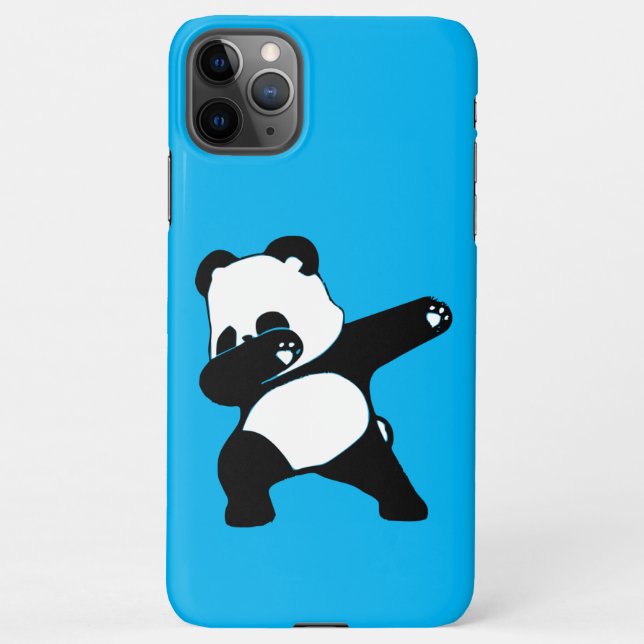 Dabbing Panda iPhone Case (Back)
