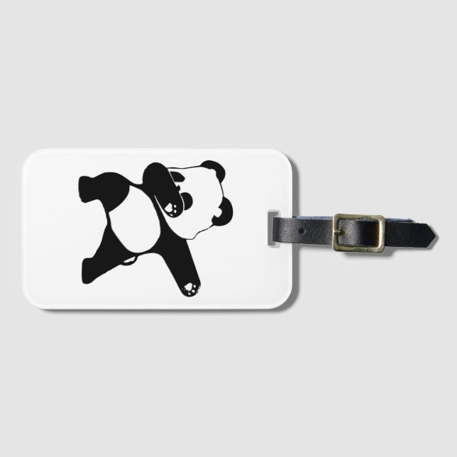 Dabbing Panda  Luggage Tag (Front Horizontal)