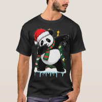 Dabbing Panda Santa Christmas Kids Boys Men Xmas B