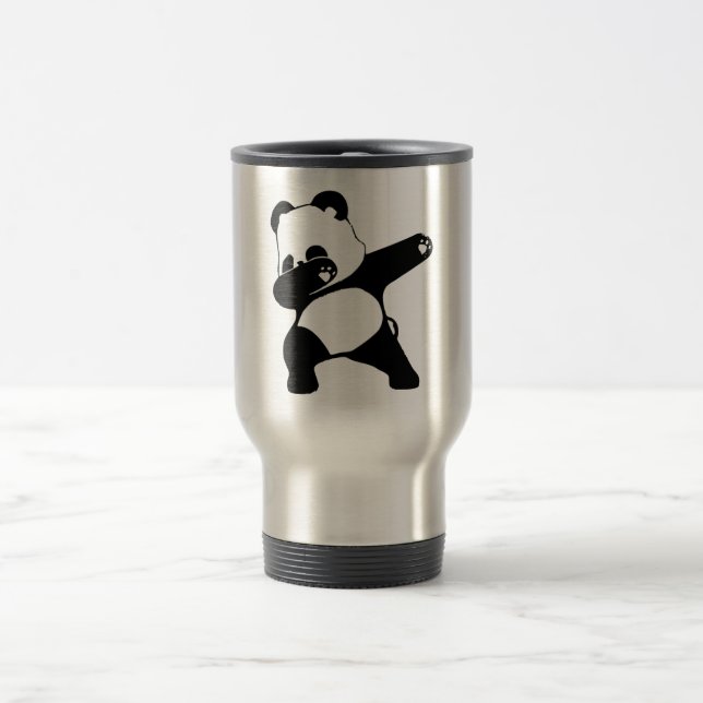 Dabbing Panda  Travel Mug (Center)