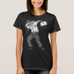 Dabbing Paramedic  Cute Med Tech Dab Men Women T-Shirt