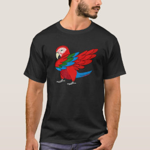 Dabbing Parrot I Green winged Macaw T-Shirt