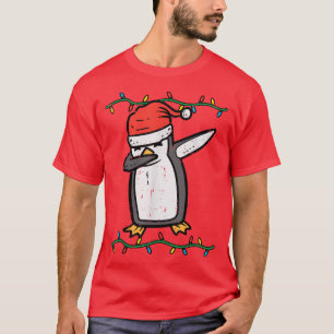 Dabbing Penguin Dab Xmas PJs Christmas Boys Kids Y T-Shirt