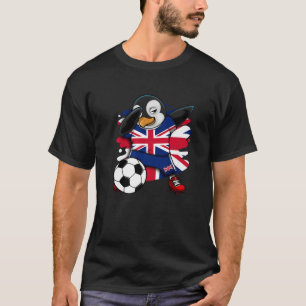 Dabbing Penguin United Kingdom Soccer Fan Jersey U T-Shirt