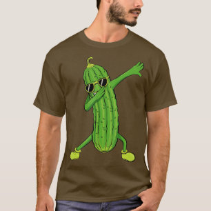 Dabbing Pickle Dancing Cucumber lover Funny Gifts T-Shirt