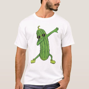 Dabbing Pickle Dancing Cucumber lover Funny Gifts T-Shirt