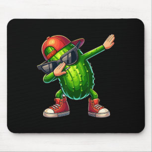 Dabbing Pickle Dancing Cucumber Lover Funny Pickle Mouse Mat